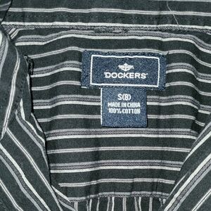 Dockers Kids Charcoal Striped Bottoms